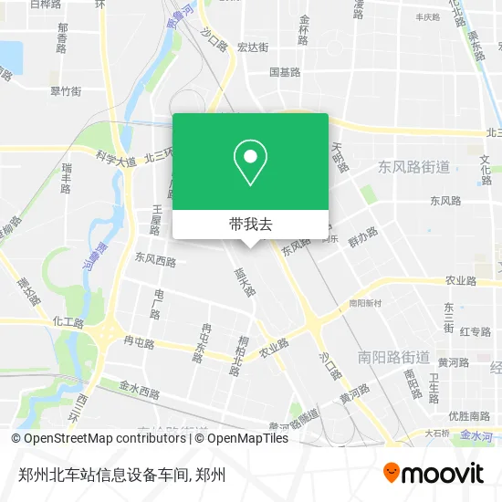 郑州北车站信息设备车间地图