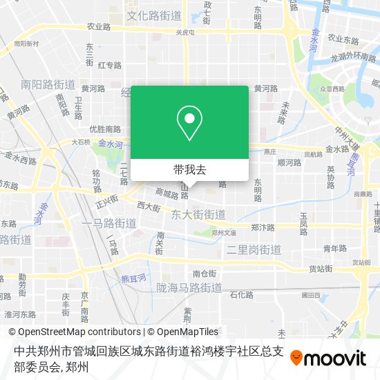 中共郑州市管城回族区城东路街道裕鸿楼宇社区总支部委员会地图