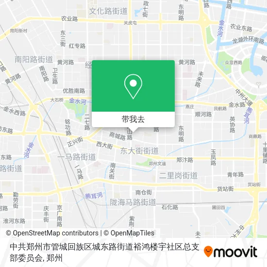 中共郑州市管城回族区城东路街道裕鸿楼宇社区总支部委员会地图