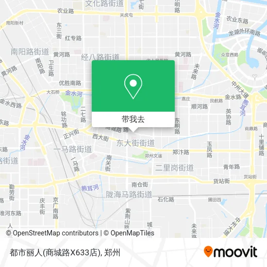 都市丽人(商城路X633店)地图