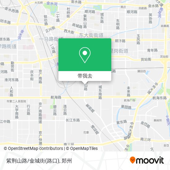 紫荆山路/金城街(路口)地图