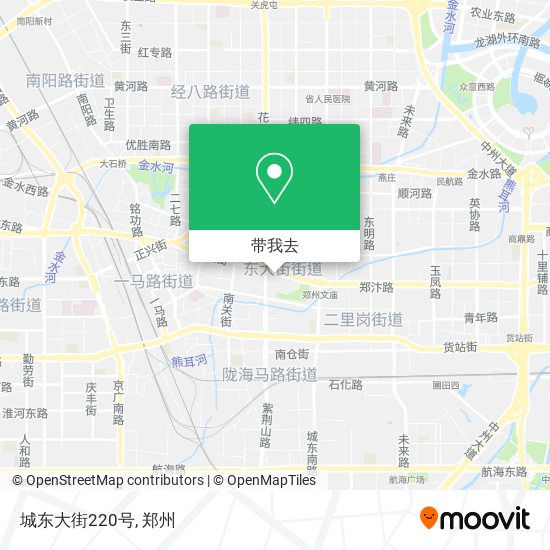城东大街220号地图