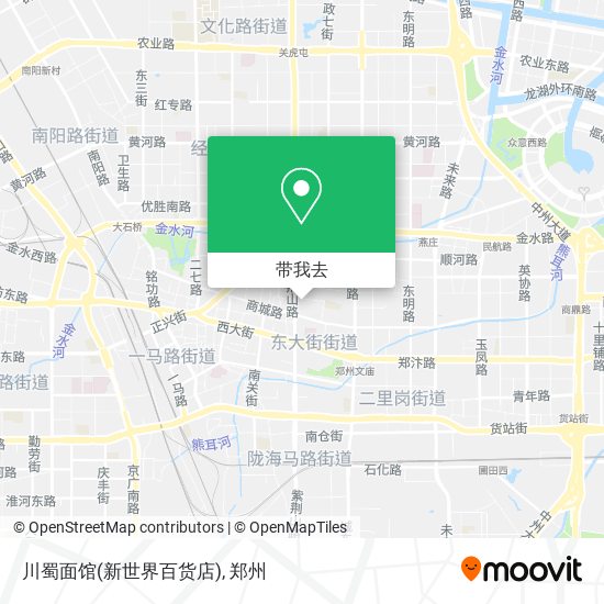 川蜀面馆(新世界百货店)地图