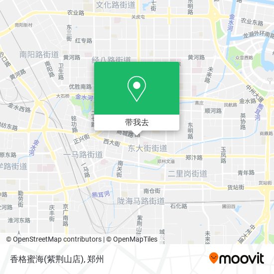 香格蜜海(紫荆山店)地图