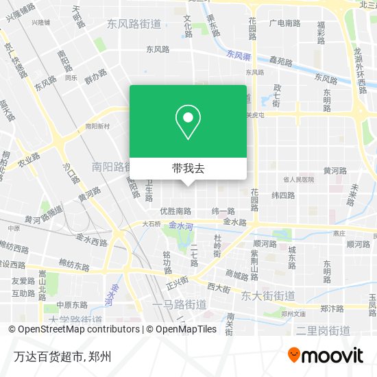 万达百货超市地图