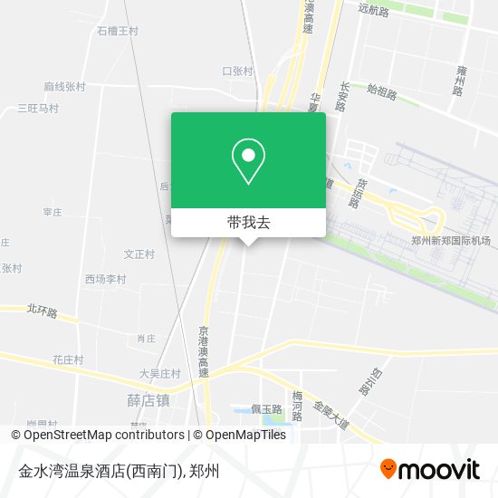 金水湾温泉酒店(西南门)地图