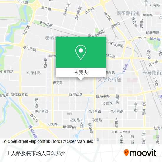 工人路服装市场入口3地图