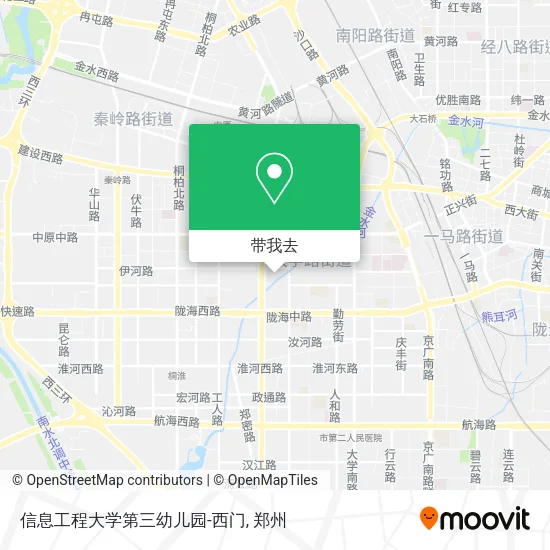 信息工程大学第三幼儿园-西门地图