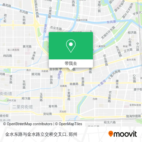 金水东路与金水路立交桥交叉口地图