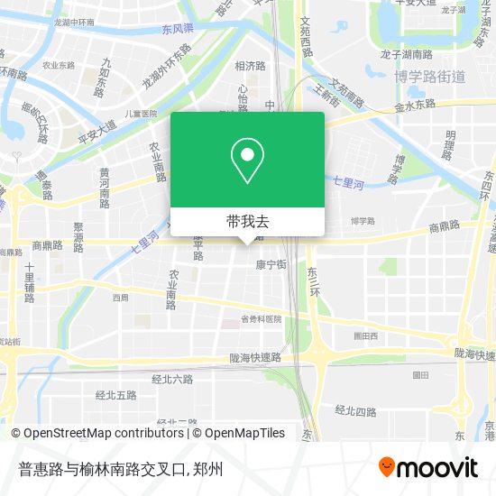 普惠路与榆林南路交叉口地图