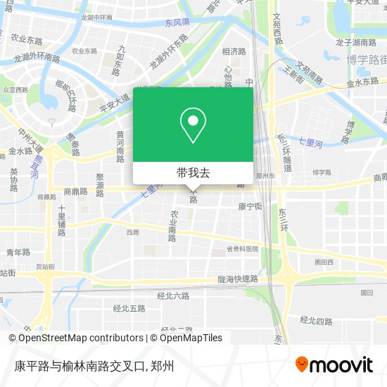 康平路与榆林南路交叉口地图