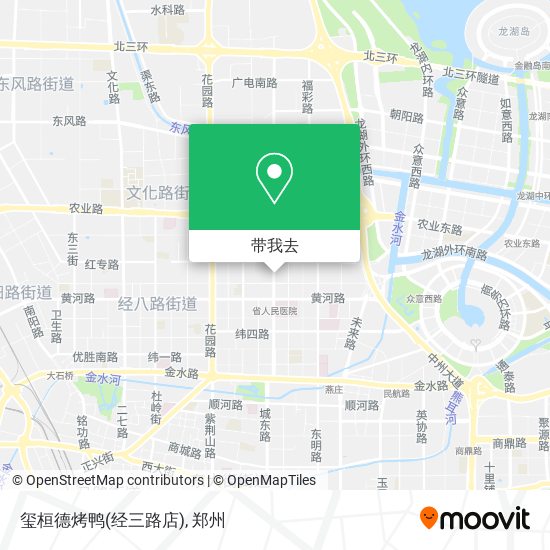 玺桓德烤鸭(经三路店)地图