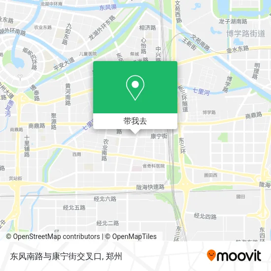 东风南路与康宁街交叉口地图
