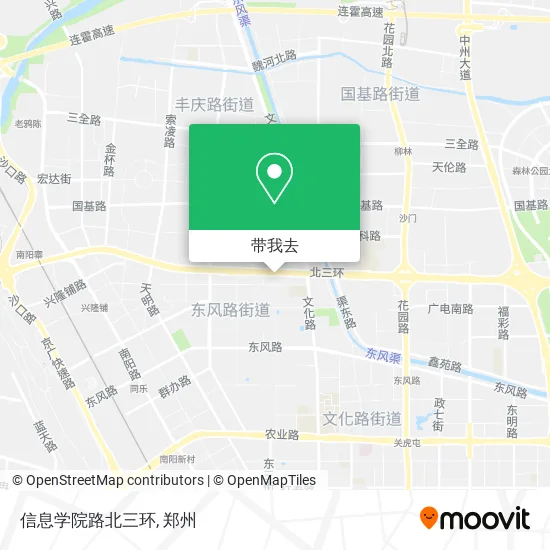 信息学院路北三环地图