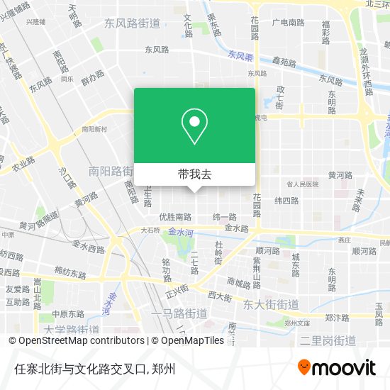 任寨北街与文化路交叉口地图