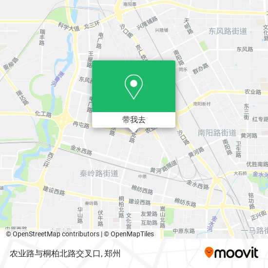 农业路与桐柏北路交叉口地图