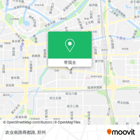 农业南路商都路地图