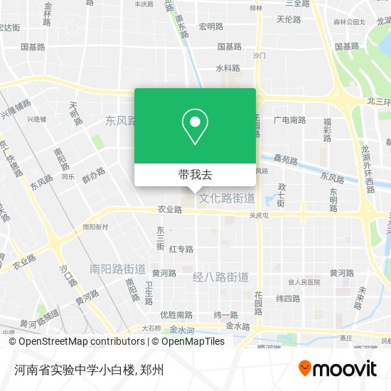 河南省实验中学小白楼地图