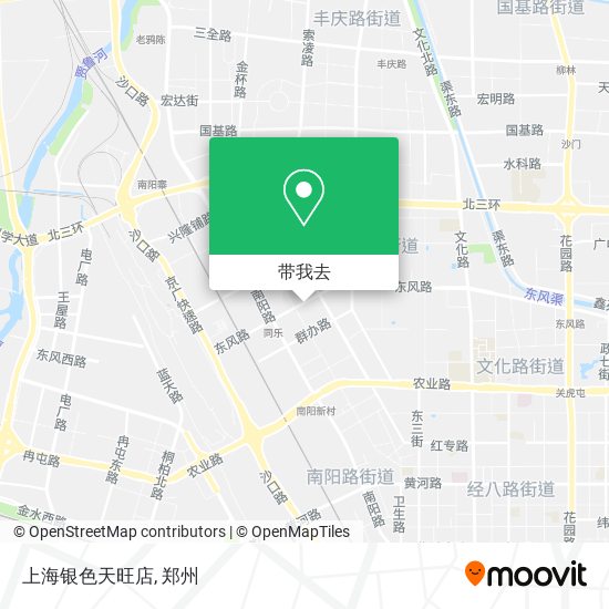 上海银色天旺店地图