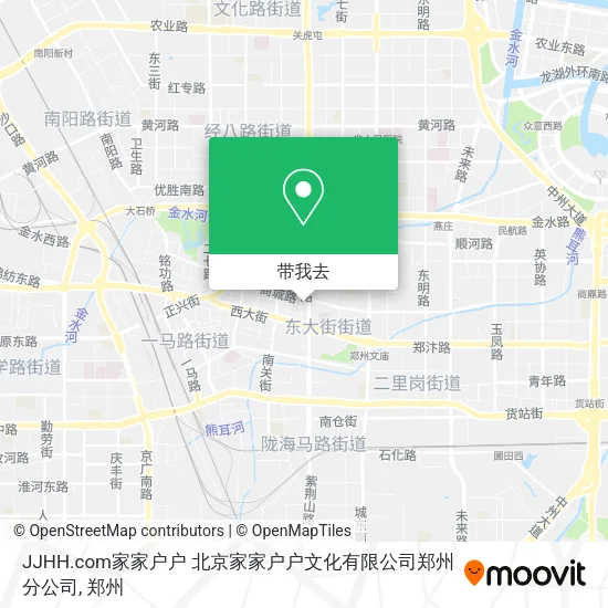 JJHH.com家家户户 北京家家户户文化有限公司郑州分公司地图