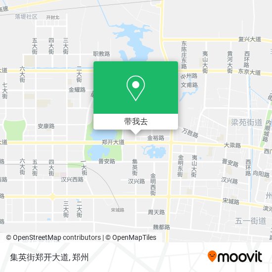 集英街郑开大道地图