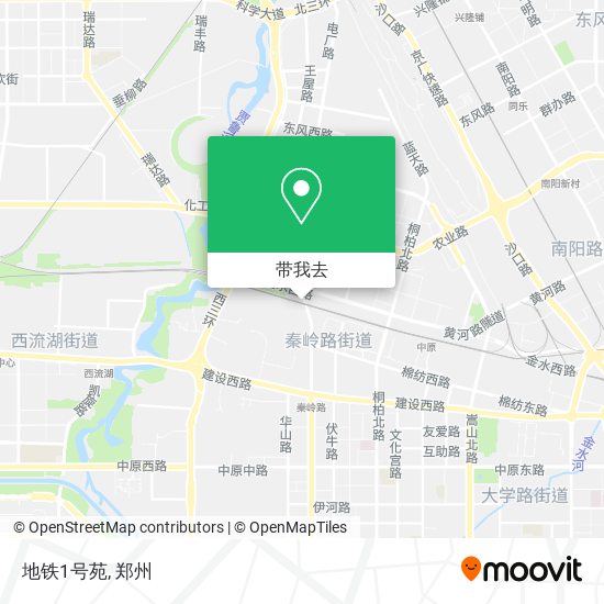 地铁1号苑地图