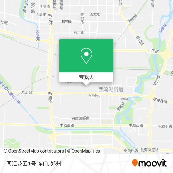 同汇花园1号-东门地图