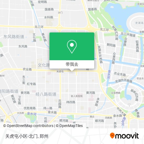 关虎屯小区-北门地图