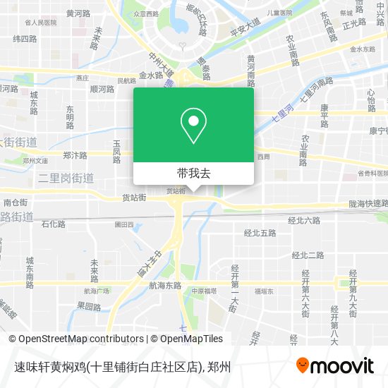 速味轩黄焖鸡(十里铺街白庄社区店)地图