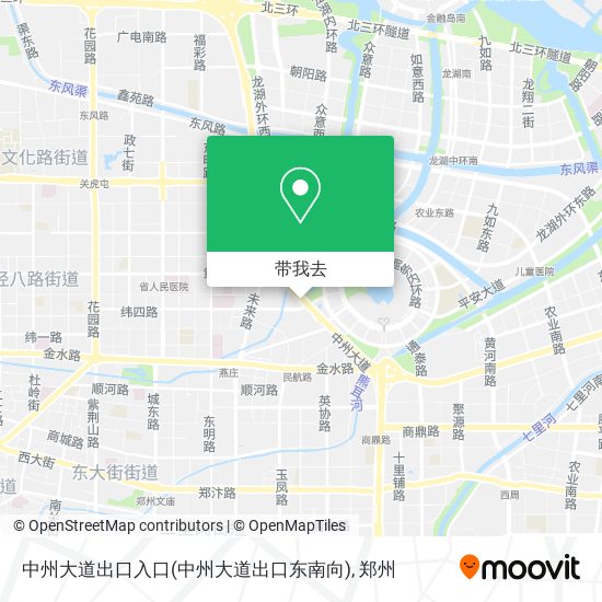中州大道出口入口(中州大道出口东南向)地图