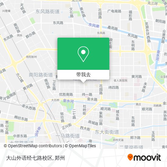 大山外语经七路校区地图