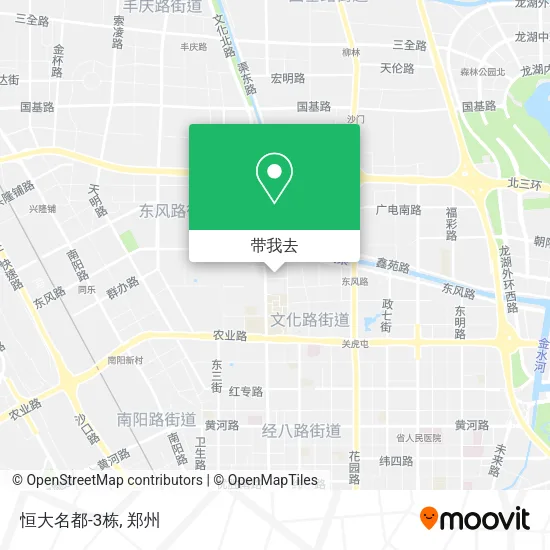 恒大名都-3栋地图