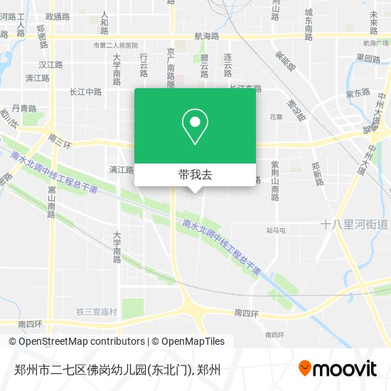 郑州市二七区佛岗幼儿园(东北门)地图