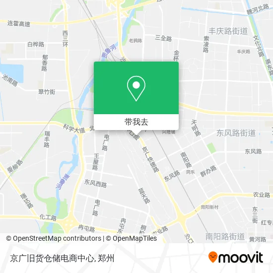 京广旧货仓储电商中心地图