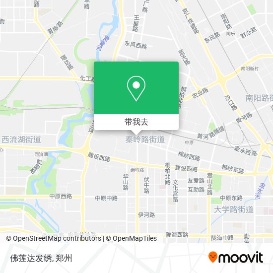 佛莲达发绣地图
