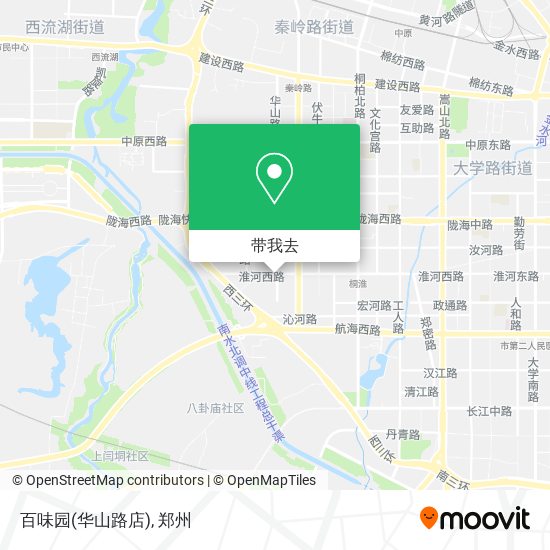 百味园(华山路店)地图