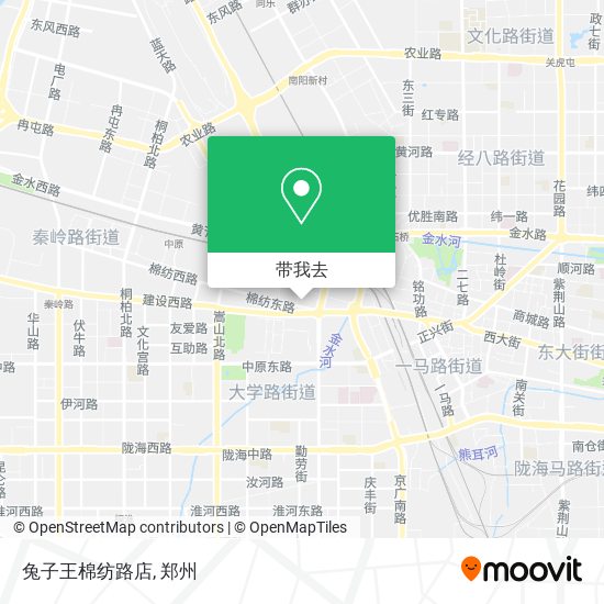 兔子王棉纺路店地图