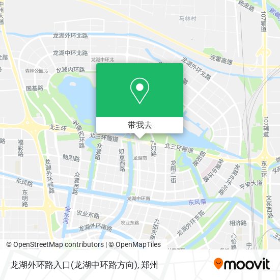 龙湖外环路入口(龙湖中环路方向)地图