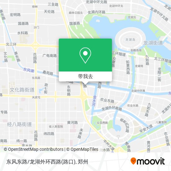 东风东路/龙湖外环西路(路口)地图