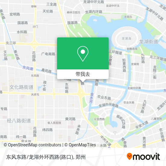 东风东路/龙湖外环西路(路口)地图
