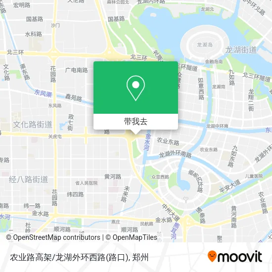 农业路高架/龙湖外环西路(路口)地图