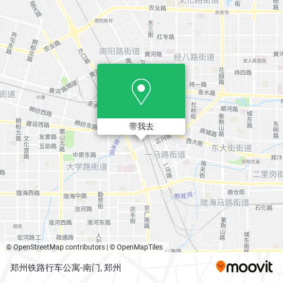 郑州铁路行车公寓-南门地图