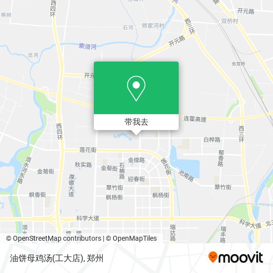 油饼母鸡汤(工大店)地图