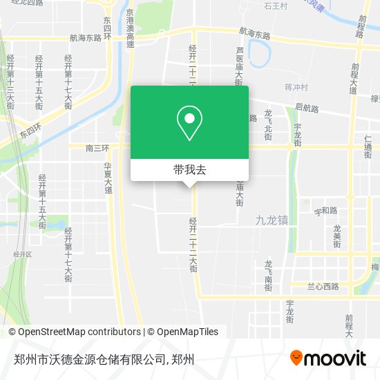 郑州市沃德金源仓储有限公司地图