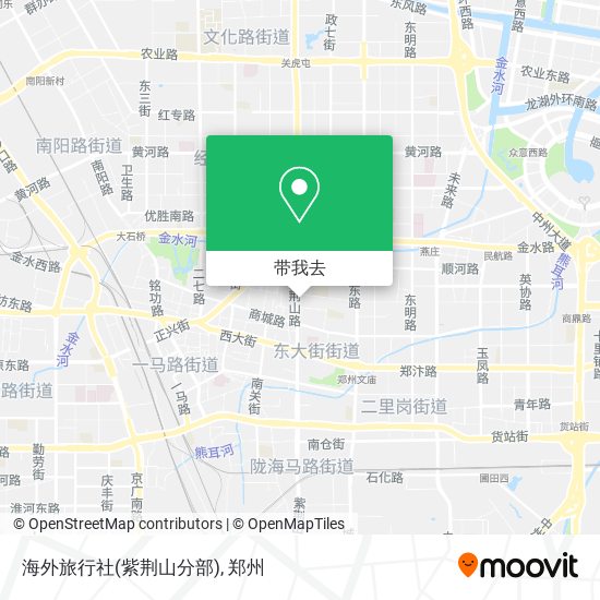 海外旅行社(紫荆山分部)地图