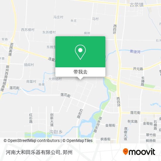 河南大和田乐器有限公司地图