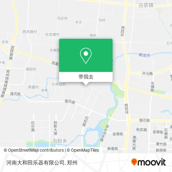 河南大和田乐器有限公司地图
