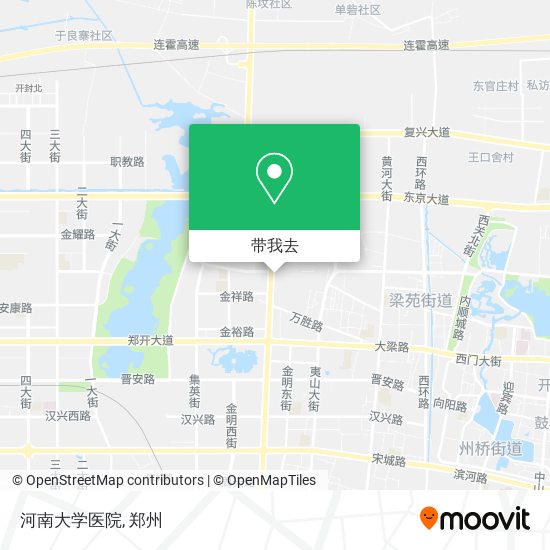 河南大学医院地图