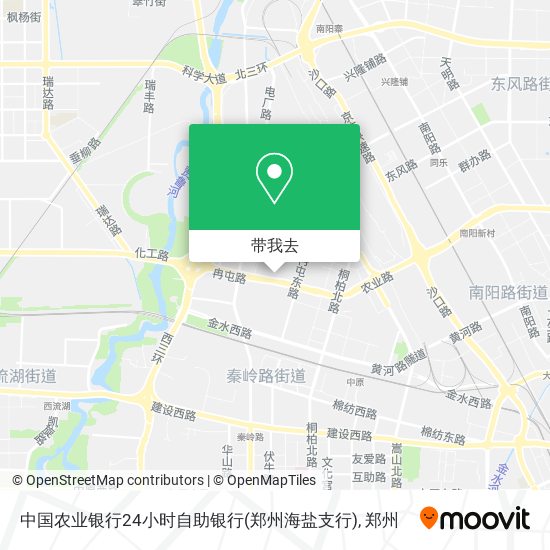 中国农业银行24小时自助银行(郑州海盐支行)地图