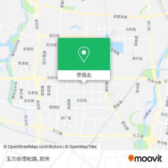 玉兰街雪松路地图